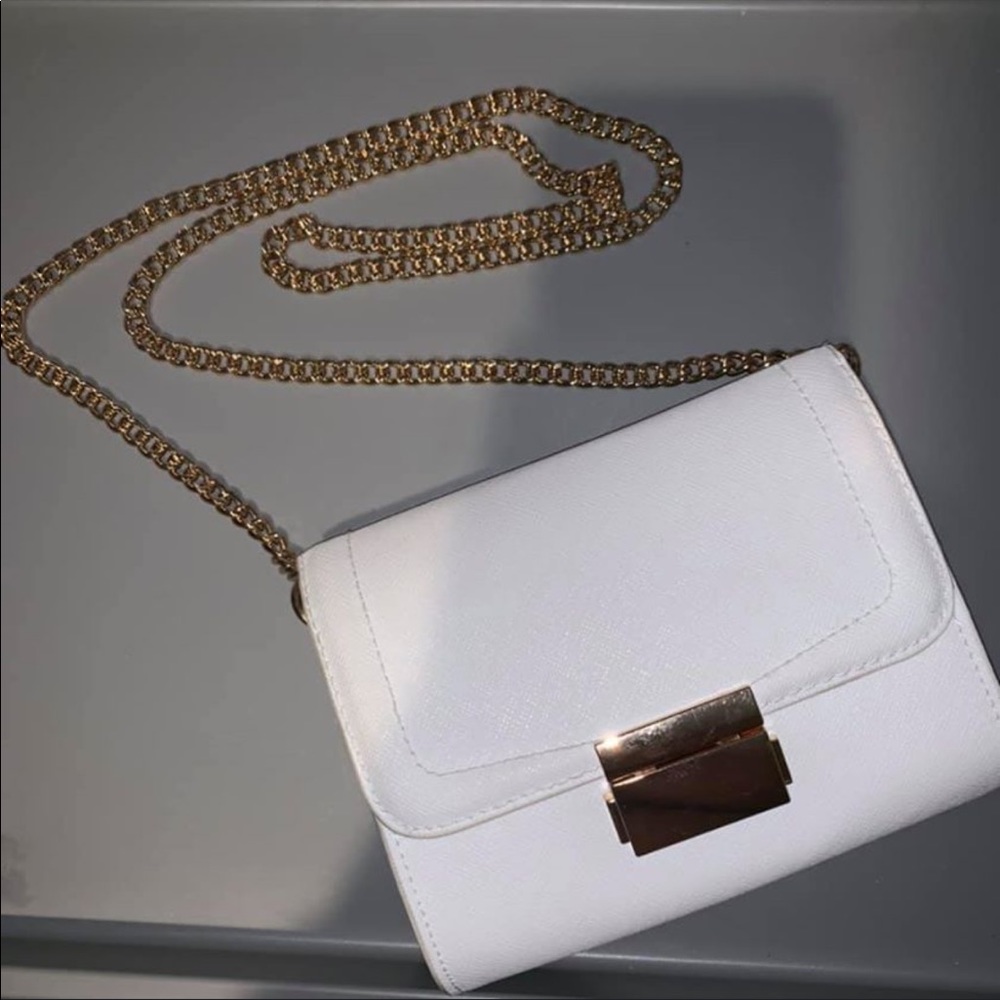 White crossbody bag